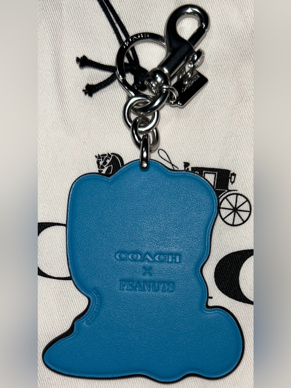 Coach x Peanuts Linus Leather Bag Charm - Picture 3 of 3